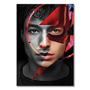 Ahşap Tablo The Flash Ezra Miller 25x35 cm