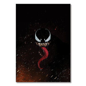 Ahşap Tablo Venom Baş Artwork 35x50 cm