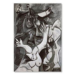 Ahşap Tablo The Rape Of The Sabines, 1962 By Pablo Picasso 35x50 cm