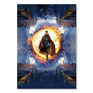Ahşap Tablo Dr. Strange Portal Görseli 35x50 cm