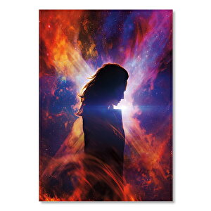 Ahşap Tablo X Men Dark Phoenix Sophie Turner Silüet 50x70 cm