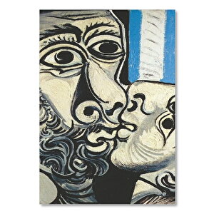 Ahşap Tablo The Kiss 1969 By Pablo Picasso 35x50 cm