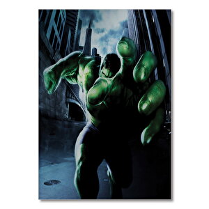 Ahşap Tablo Hulk Bloklar Arasında 50x70 cm