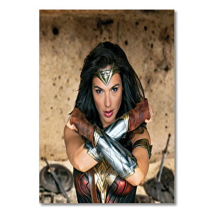 Ahşap Tablo Wonder Woman Gal Gadot 50x70 cm