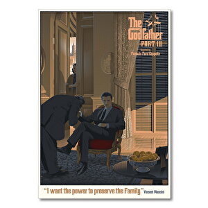 Ahşap Tablo The Godfather 3 50x70 cm