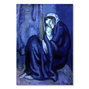 Ahşap Tablo Mother And Child, 1902 By Pablo Picasso 35x50 cm