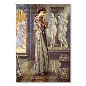 Ahşap Tablo Hte Heart Desires Edward Burn Jones Yağlıboya 50x70 cm