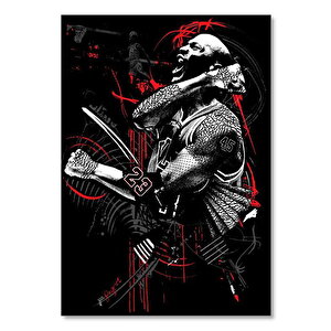 Ahşap Tablo Micheal Jordan Basket 35x50 cm
