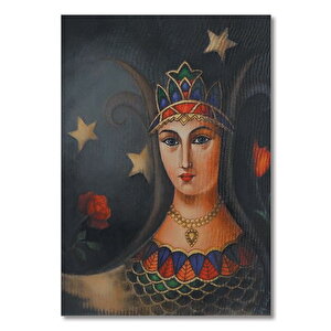 Ahşap Tablo Şahmeran 25x35 cm