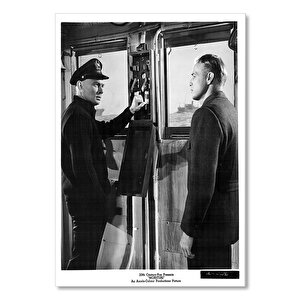 Ahşap Tablo Korkusuzlar Yul Brynner Marlon Brando 25x35 cm