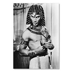 Ahşap Tablo Yul Brynner On Emir Ramses 35x50 cm