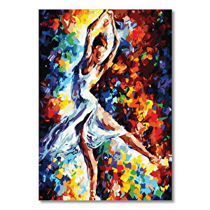 Ahşap Tablo Paint Kadın Dansı Görseli 35x50 cm