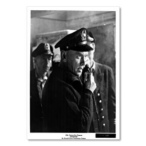 Ahşap Tablo Yul Brynner Korkusuzlar Kaptan Mueller 50x70 cm