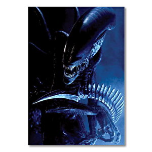 Ahşap Tablo Alien Pusuda Görseli 25x35 cm