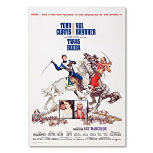 Ahşap Tablo Yul Brynner Taras Bulba Afiş 50x70 cm