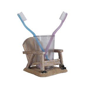 Diş Fırçalık Ve Macunluk Sandalye Poliresin 13x11x10cm 200ml
