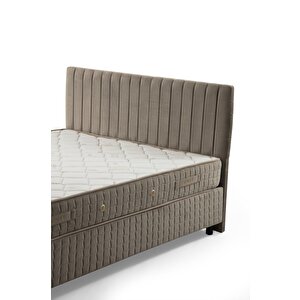 Safir Baza Başlık Pedsiz Yatak Seti 160x200