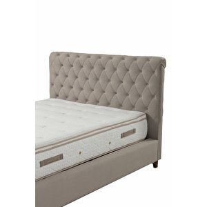 Deluxe Baza+başlık+yatak Bej 160x200