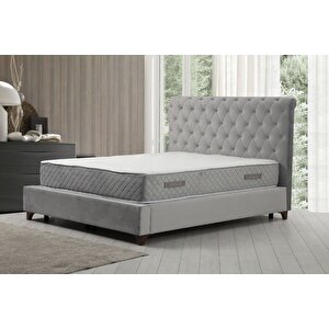 Deluxe Baza+başlık+sonata Yatak Gri 140x200 140x200 cm
