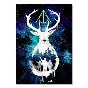 Ahşap Tablo Harry Potter Suluboya Görseli 35x50 cm