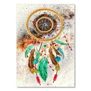 Ahşap Tablo Rengarenk Düşkapanı Görseli 50x70 cm