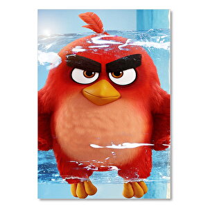 Ahşap Tablo Kızgın Kuşlar Filmi Sudaki Kuş Görseli 25x35 cm