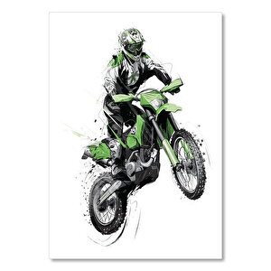 Ahşap Tablo Bahreyn Fuarı Motor Show Görseli 50x70 cm