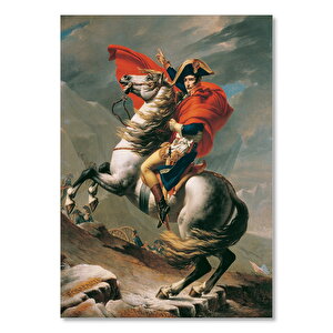 Ahşap Tablo Napoleon Bonaparte Savaş Meydanında 35x50 cm