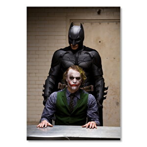 Ahşap Tablo Batman Ve Joker