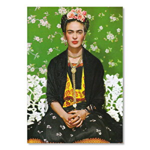 Ahşap Tablo Ev Yapımı Frida Kahlo Kostüm Görseli
