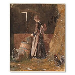 Ahşap Tablo Taze Yumurtalar Çalışması Winslow Homer 1874 50x70 cm