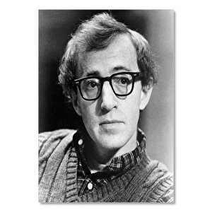 Ahşap Tablo Woody Allen Kazak Gömlek