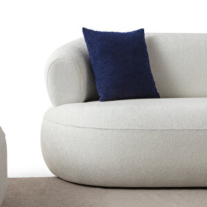 Eymense Roma Üçlü Koltuk Beyaz