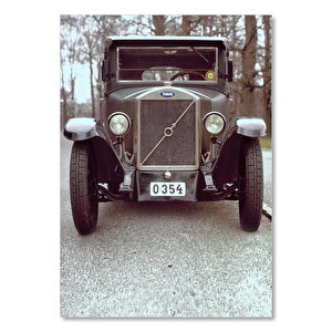 Ahşap Tablo 1927 Volvo Pv4 Fonda Ağaç 50x70 cm