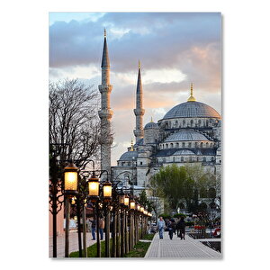 Ahşap Tablo Süleymaniye Camii 35x50 cm