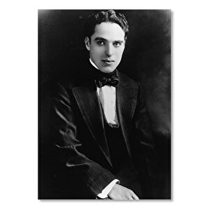 Ahşap Tablo Aktör Charlie Chaplin