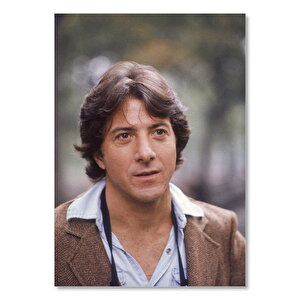 Ahşap Tablo Dustin Hoffman Sevgi Bakışlar 25x35 cm