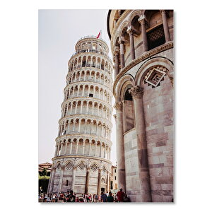 Ahşap Tablo Pisa Kulesi İtalya