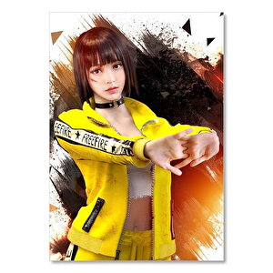 Ahşap Tablo Free Fire Kelly 50x70 cm