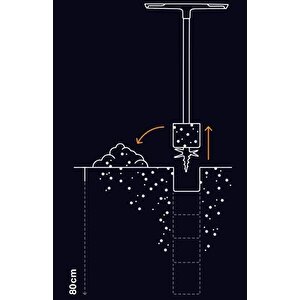 Fiskars 134720-1000638 Quikdrill™ Toprak Burgusu M