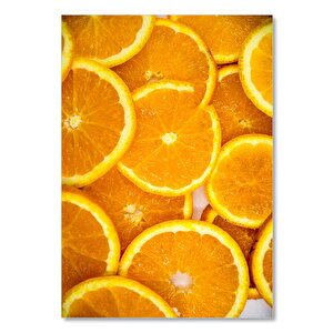 Ahşap Tablo Portakal Dilimleri 25x35 cm
