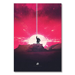 Ahşap Tablo Avenger Infinity War Thanos Artwork 25x35 cm