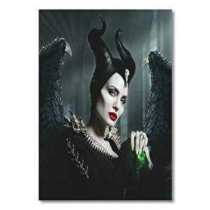 Ahşap Tablo Maleficent Angelina Jolie 35x50 cm