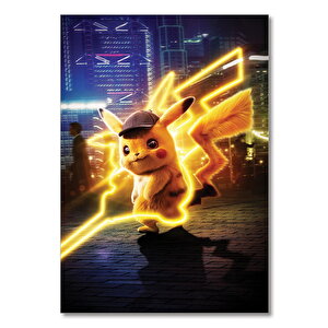 Ahşap Tablo Pokemon Detective Pikachu 50x70 cm