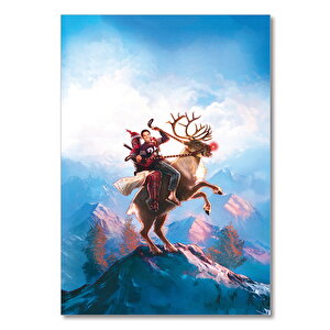 Ahşap Tablo Once Upon A Deadpool 50x70 cm