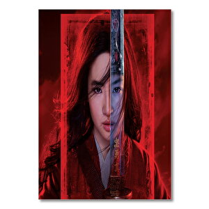 Ahşap Tablo Mulan Yifei Liu 50x70 cm