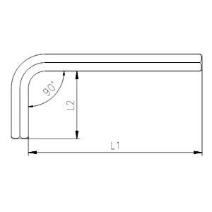 İzeltaş Allen Anahtar Kısa 10 Mm 4900220100