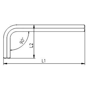 İzeltaş Allen Anahtar Uzun 10 Mm 4903220100