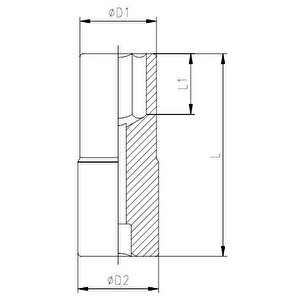 İzeltaş 1/4'' Derin Lokma Anahtar 5.5mm 1107064055