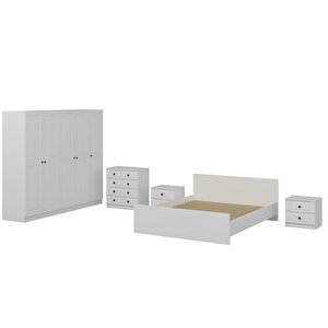 Kale210 Yatak Odası Set 63 Beyaz Mebran
